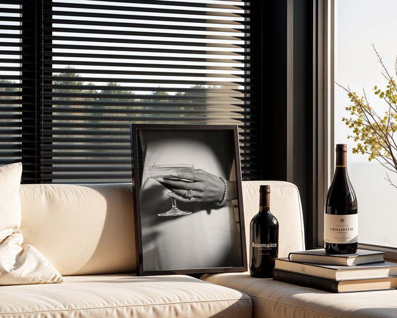 Champagne Elegance Poster