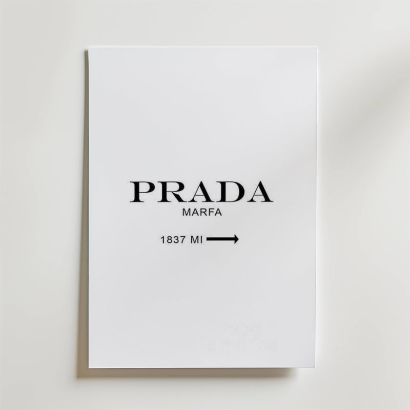 Prada Marfa Poster