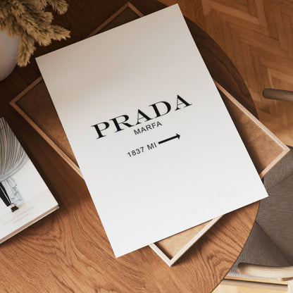 Prada Marfa Poster