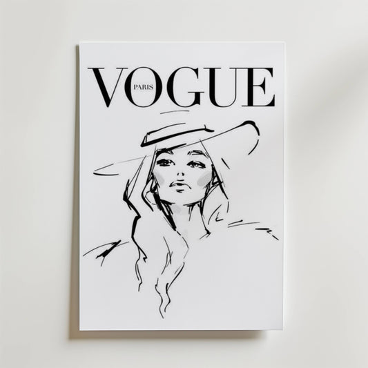 Vogue Paris Sketch Poster