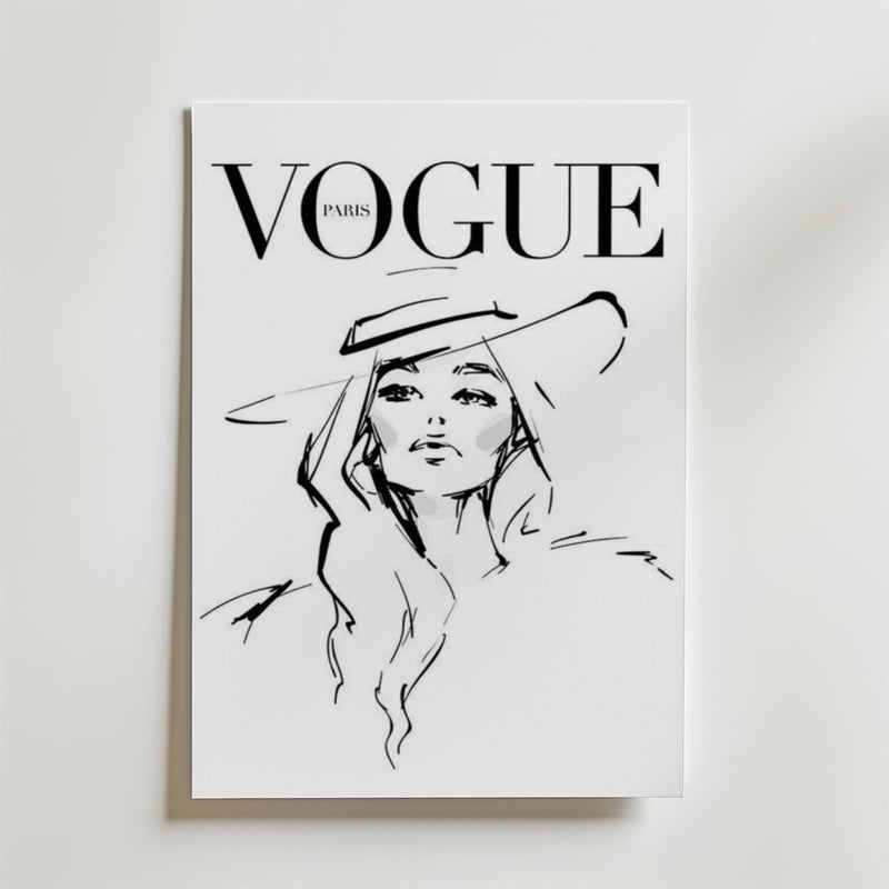 Vogue Paris Sketch Poster