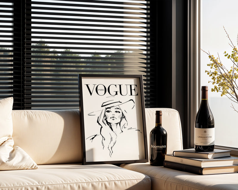 Vogue Paris Sketch Poster
