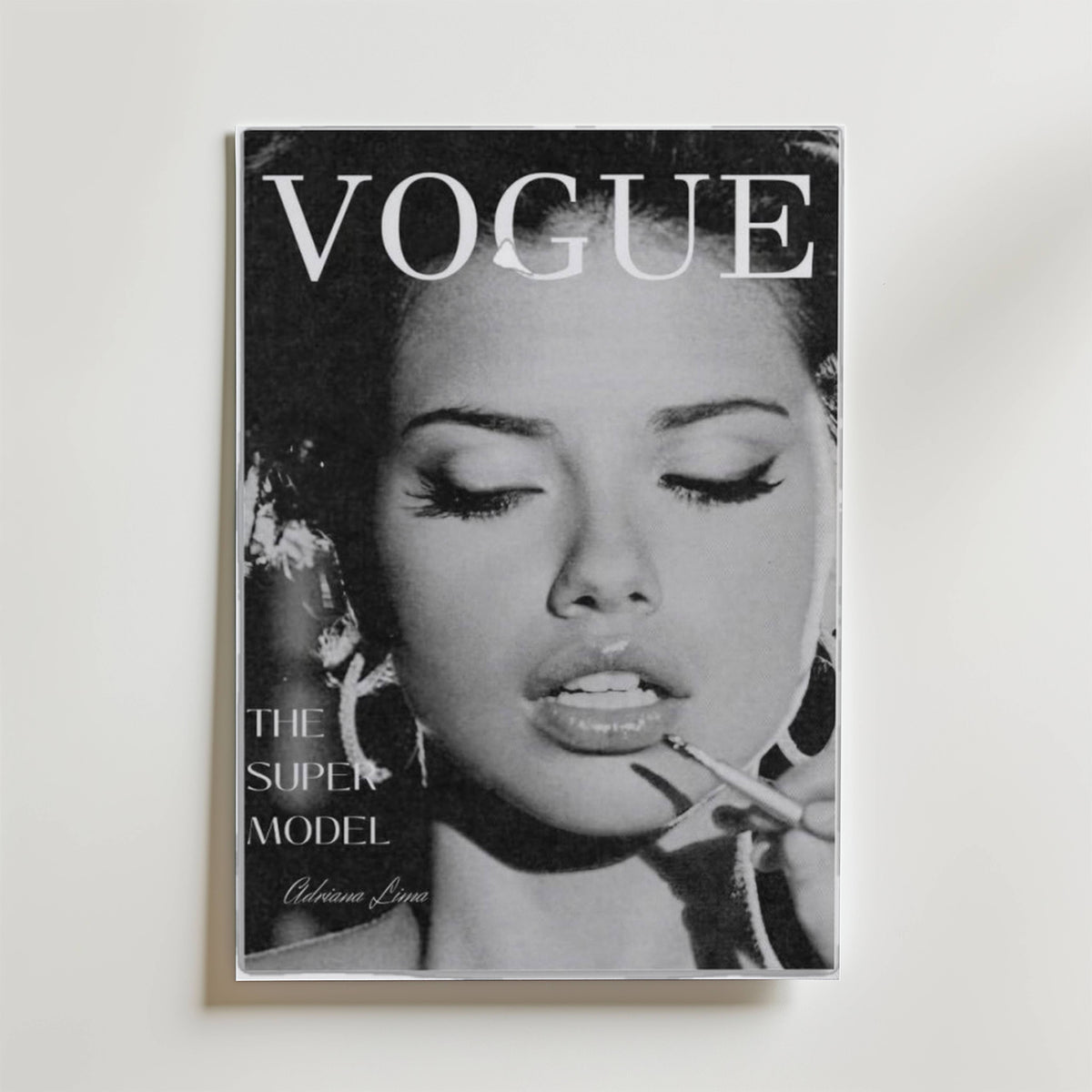 The Supermodel – stilfullt konsttryck från Bozetto, tryckt på matt finpapper i hög tryckkvalitet