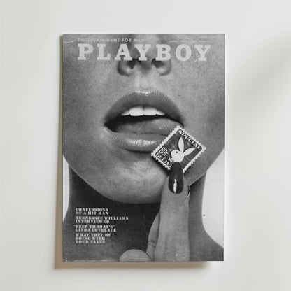 Playboy Lips Poster