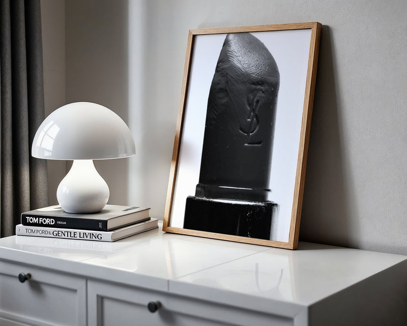 Black Lipstick YSL Poster