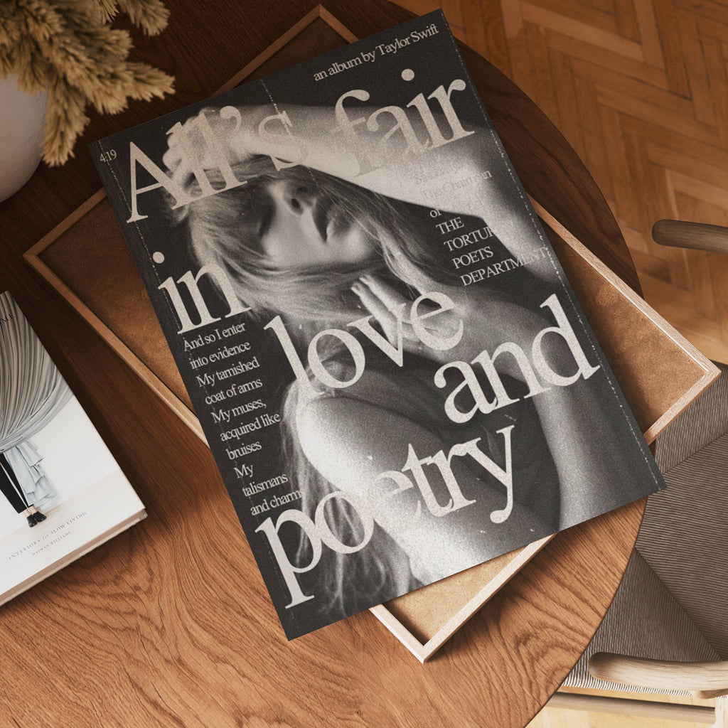 All’s Fair in Love and Poetry poster visad rakt fram – Bozetto affisch i hög tryckkvalitet