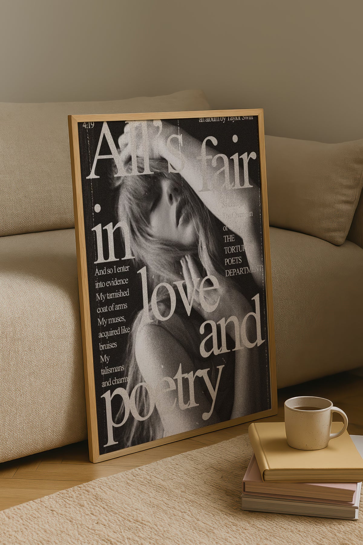 All’s Fair in Love and – affisch med stilfullt motiv från Bozetto i hög kvalitet