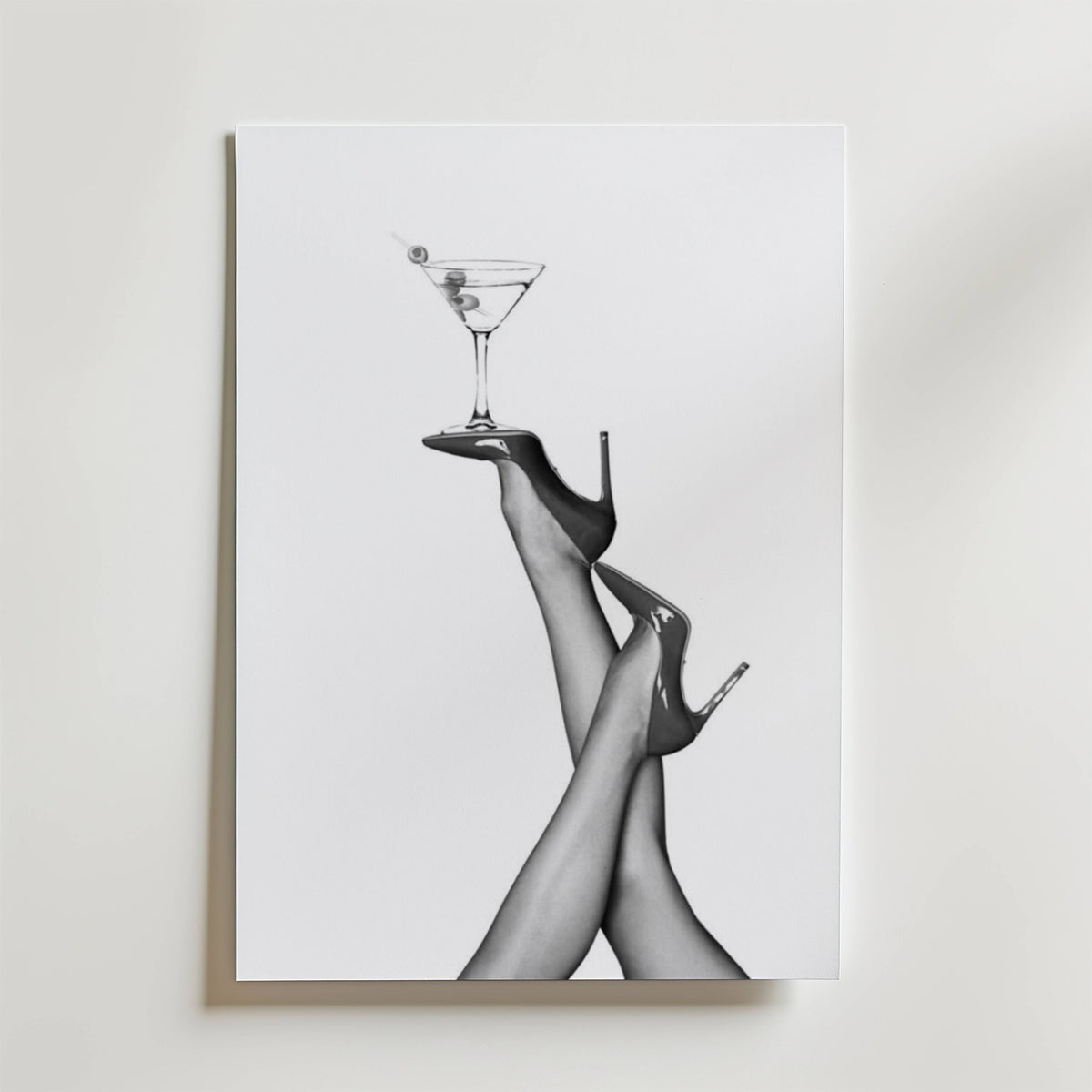 Martini Glam – stilfullt konsttryck från Bozetto, tryckt på matt finpapper i hög tryckkvalitet
