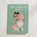 Main Character Energy Poster – canvas utan passepartout