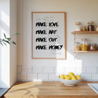 Bold Brush Manifesto Poster – i rum 4