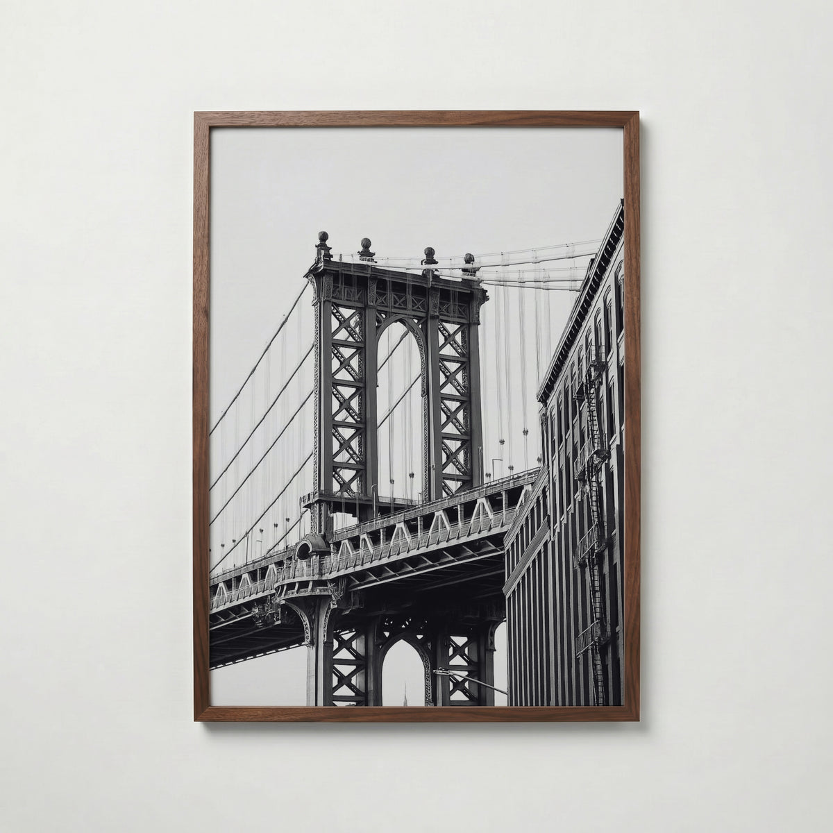 Steel Bridge Tower Poster – valnötsram