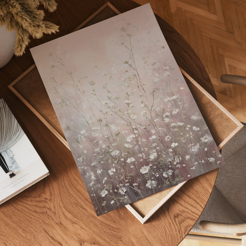 Blush Meadow – Bozetto poster i hög kvalitet, perfekt för varje rum i hemmet i hög tryckkvalitet