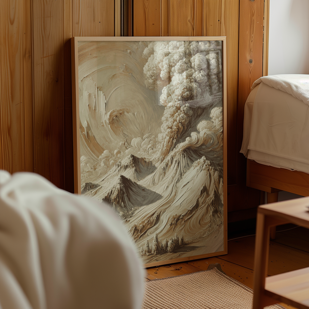 Abstract Volcanic Eruption – affisch med stilfullt motiv från Bozetto i hög kvalitet