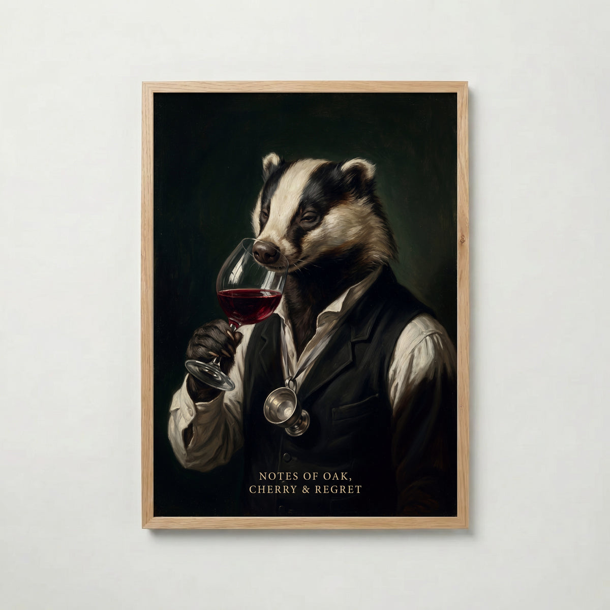 Notes of Oak, Cherry & Regret Poster – ekram