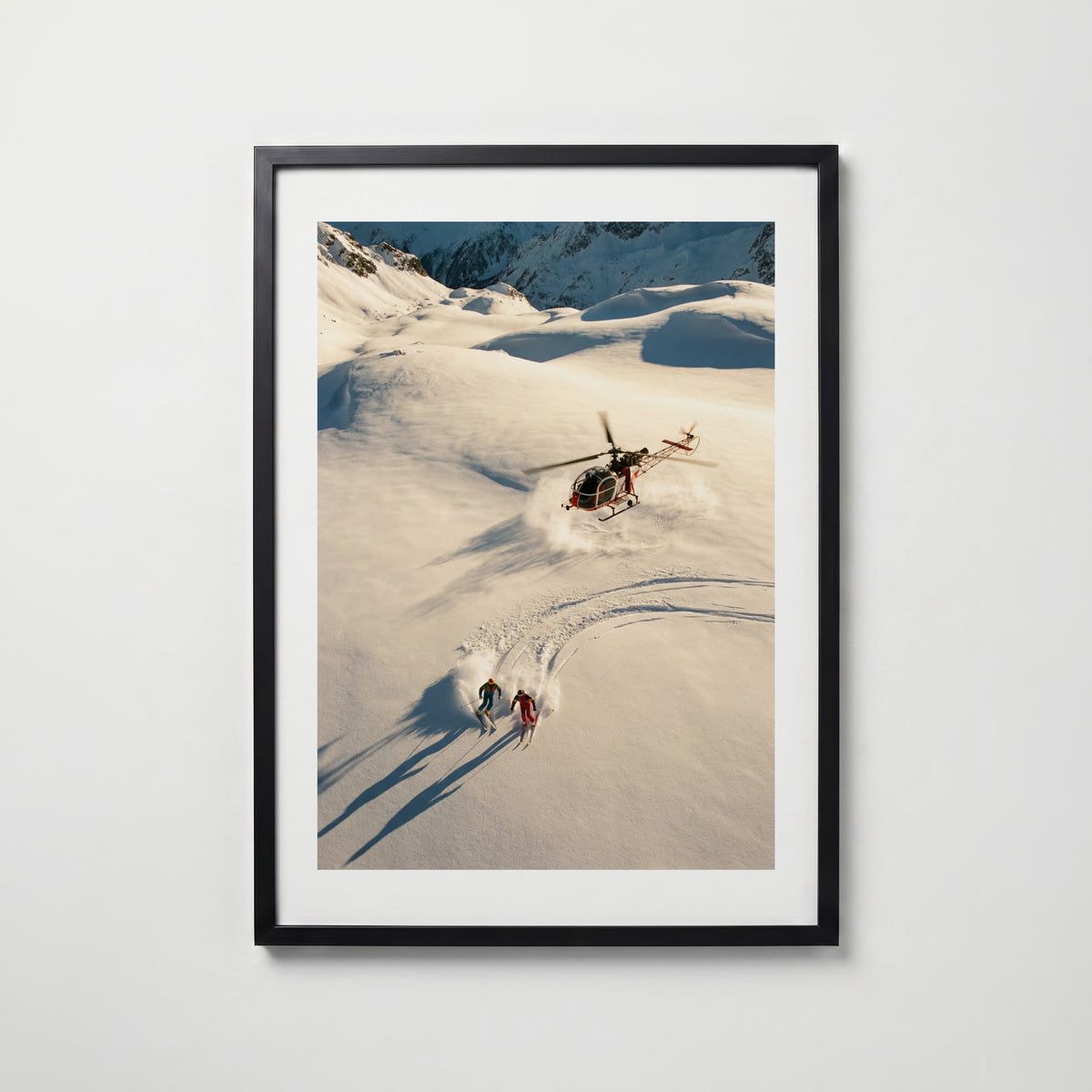 Alpine Pursuit Prestige – affisch med stilfullt motiv från Bozetto i hög kvalitet