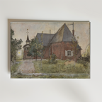 Carl Larsson Old Sundborn Church affisch på neutral bakgrund – poster från Bozetto