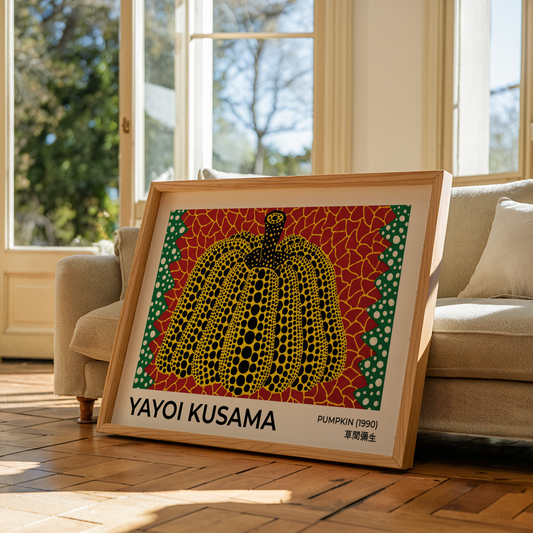 Yayoi Kusama – Pumpkin (1990) Poster
