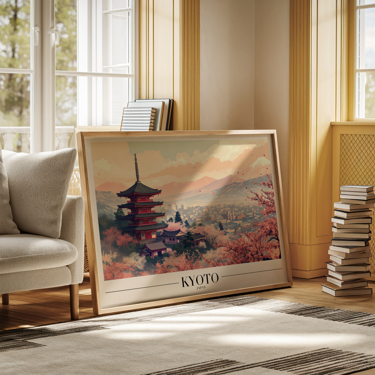 Kyoto poster visad rakt fram – Bozetto affisch i hög tryckkvalitet i hög tryckkvalitet
