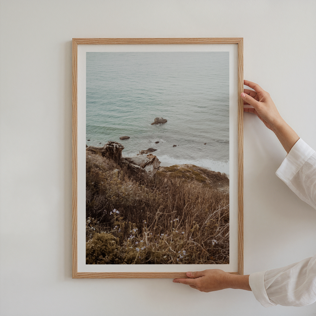 Wild Coastline Vista – affisch med snyggt motiv, köp enkelt hos Bozetto i flera storlekar