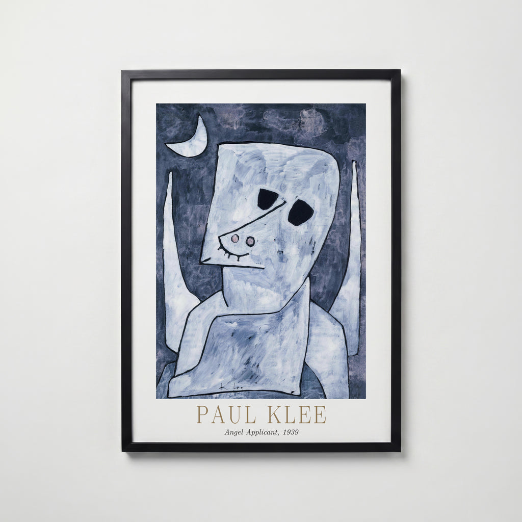 Paul Klee Angel Applicant 1939 Poster – svart ram