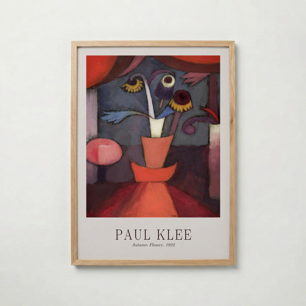 Paul Klee Autumn Flower 1922 Poster – ekram