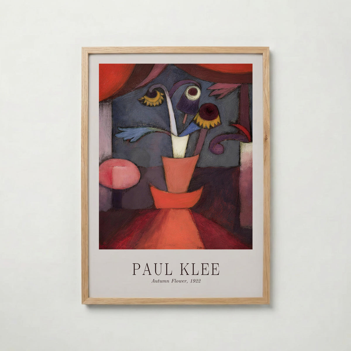 Paul Klee Autumn Flower 1922 Poster – ekram