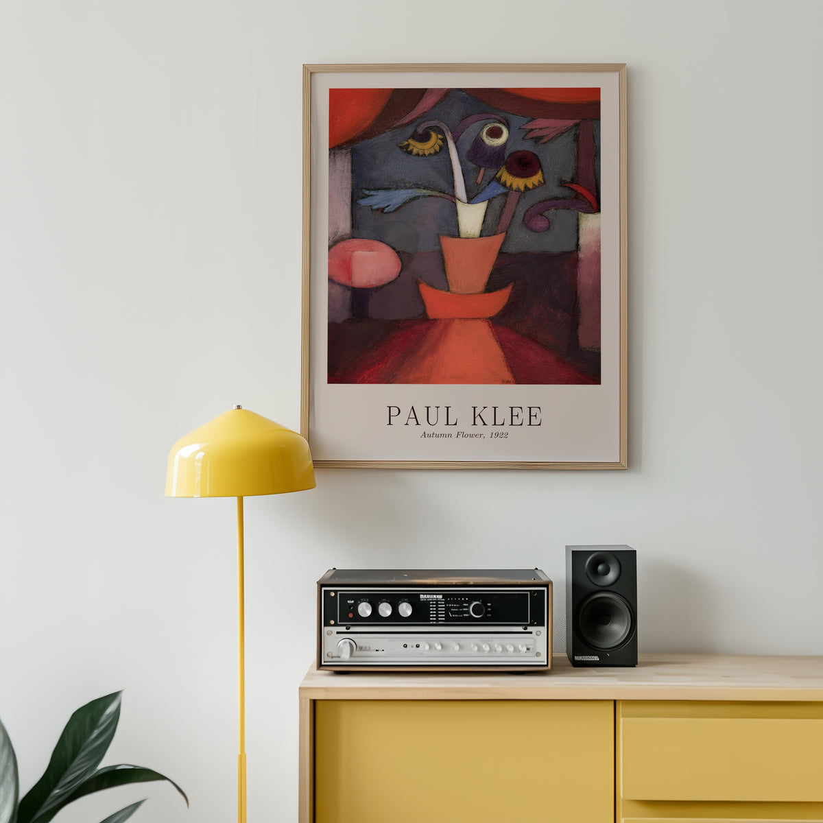 Paul Klee Autumn Flower 1922 Poster – i rum 5