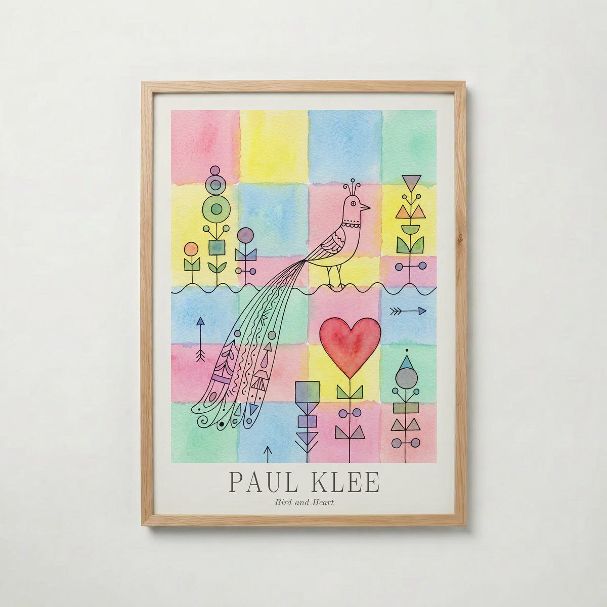 Paul Klee Bird and Heart Poster – ekram