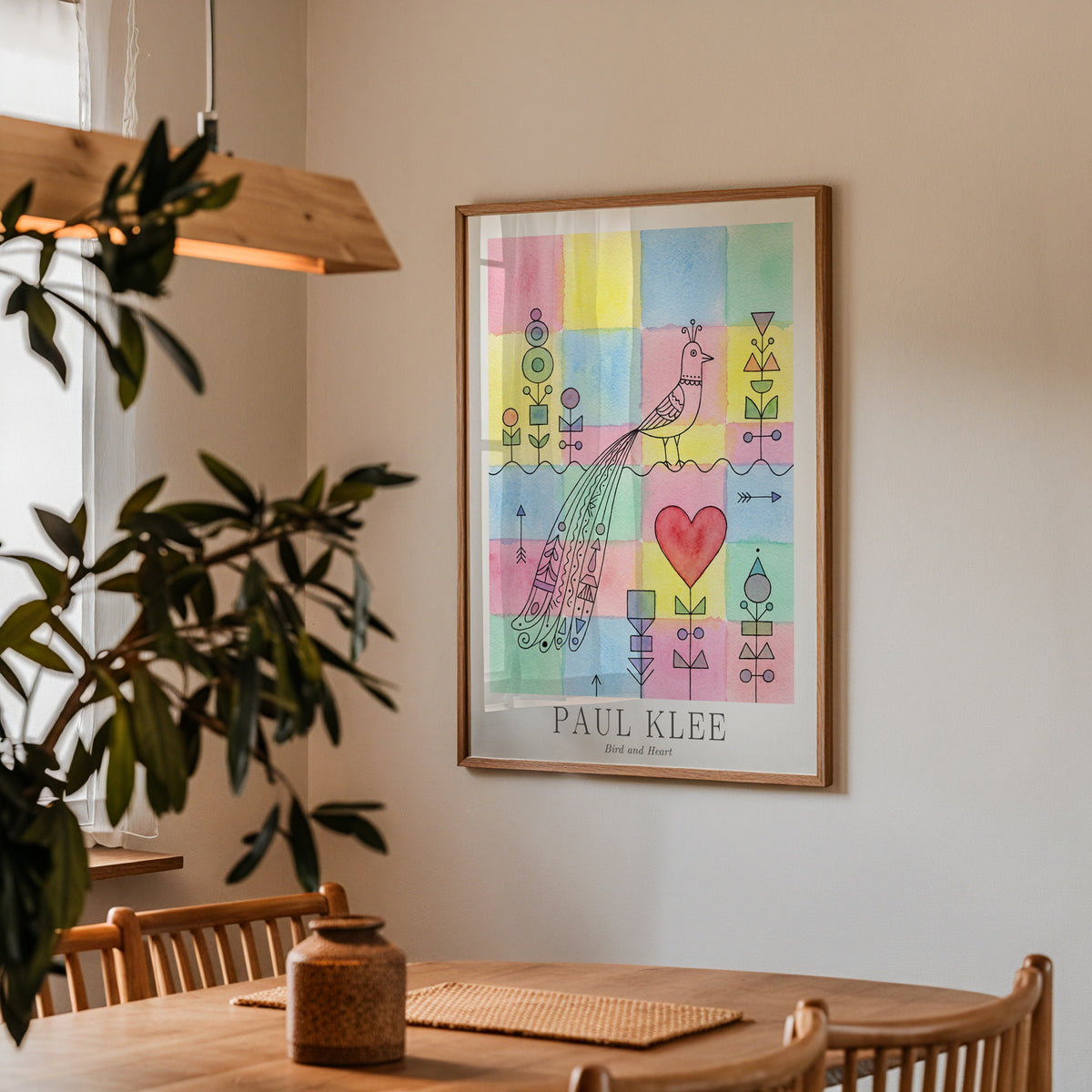 Paul Klee Bird and Heart Poster – i rum 1