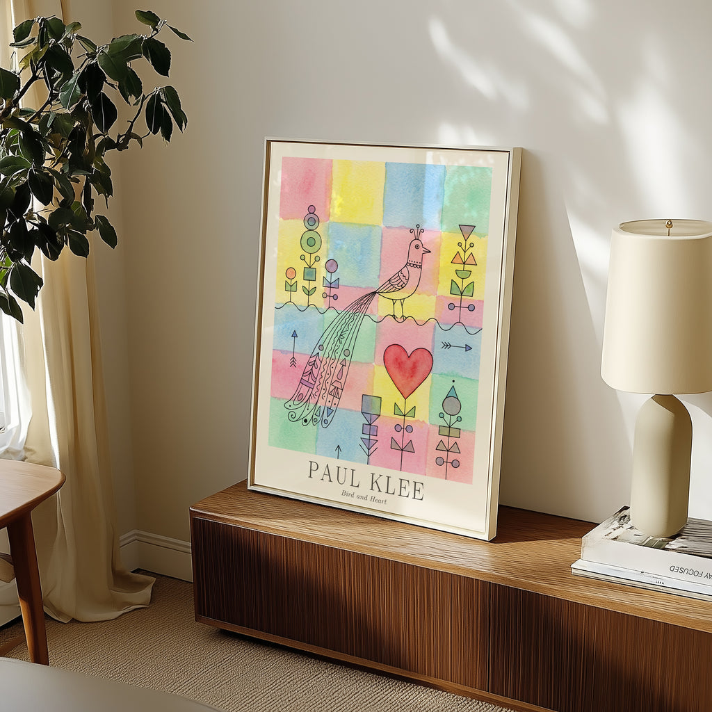 Paul Klee Bird and Heart Poster – i rum 4