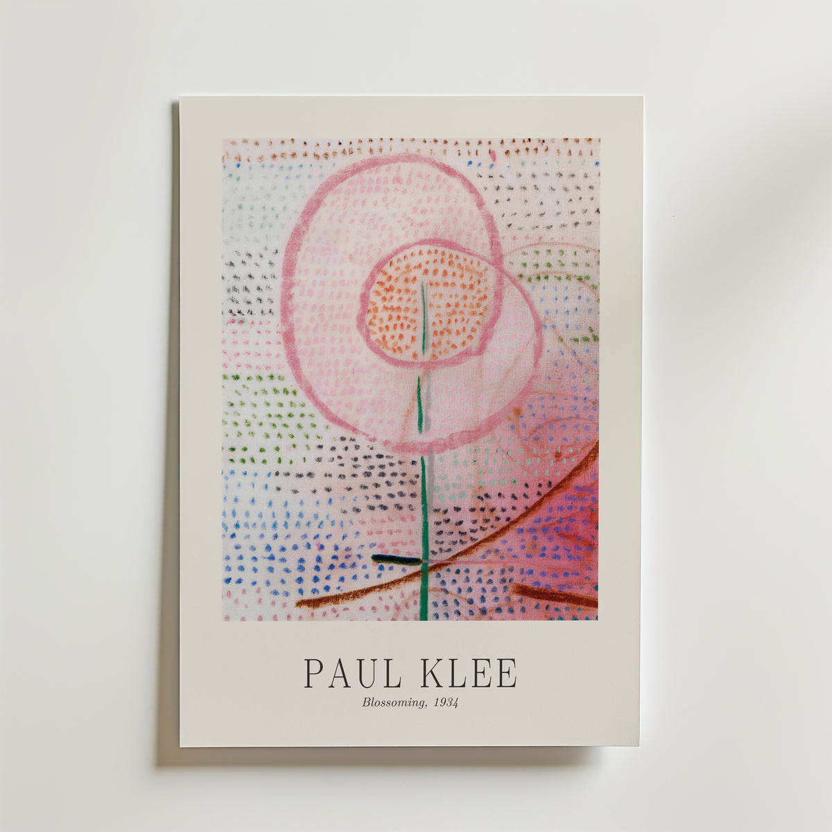 Paul Klee Blossoming 1934 Poster – med passepartout
