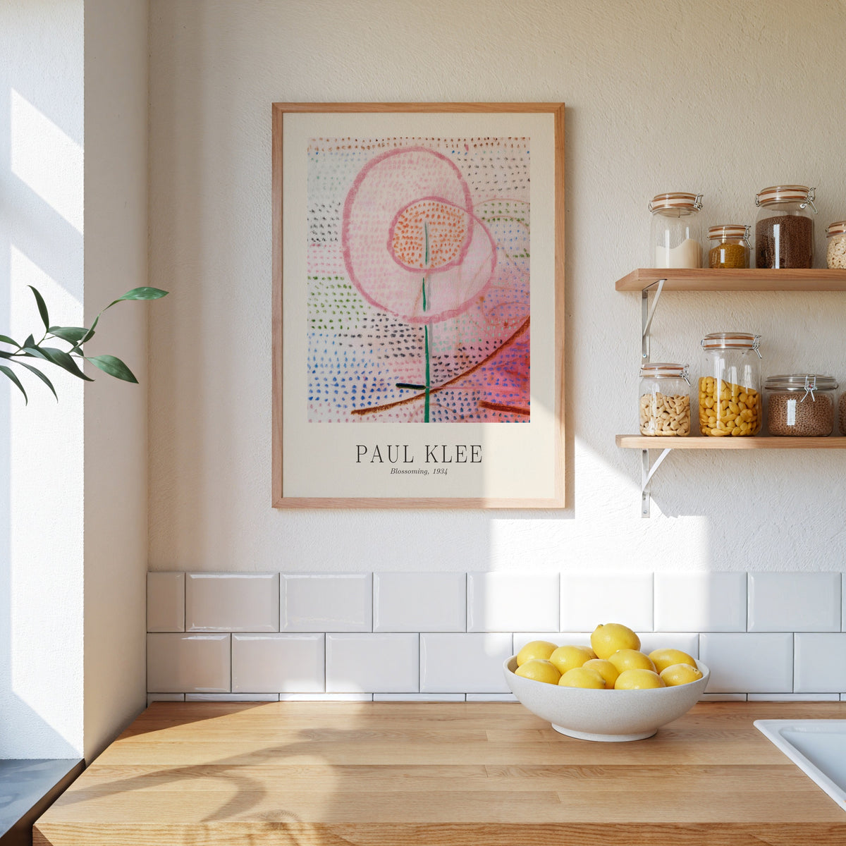 Paul Klee Blossoming 1934 Poster – i rum 2