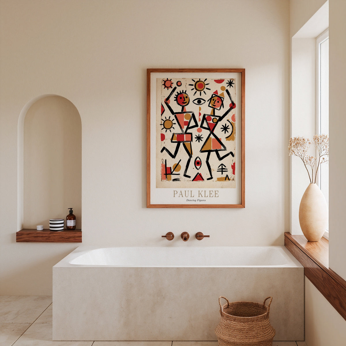 Paul Klee Dancing Figures Poster – i rum 1