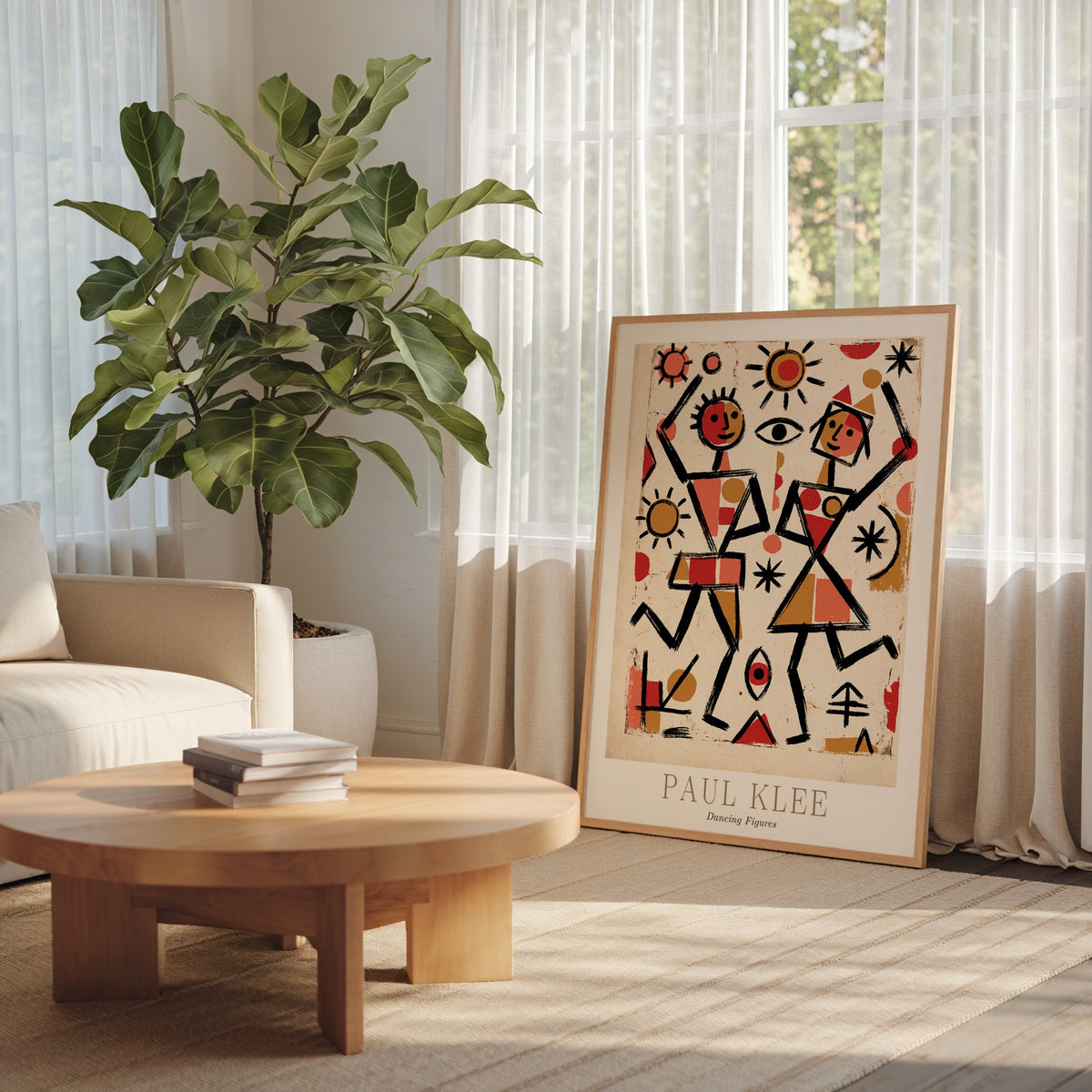 Paul Klee Dancing Figures Poster – i rum 5
