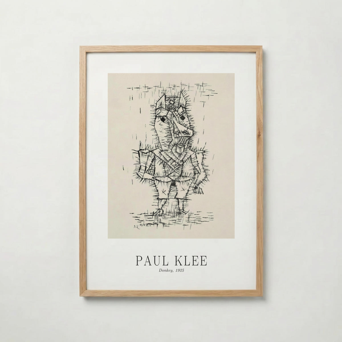 Paul Klee Donkey 1925 Poster – ekram