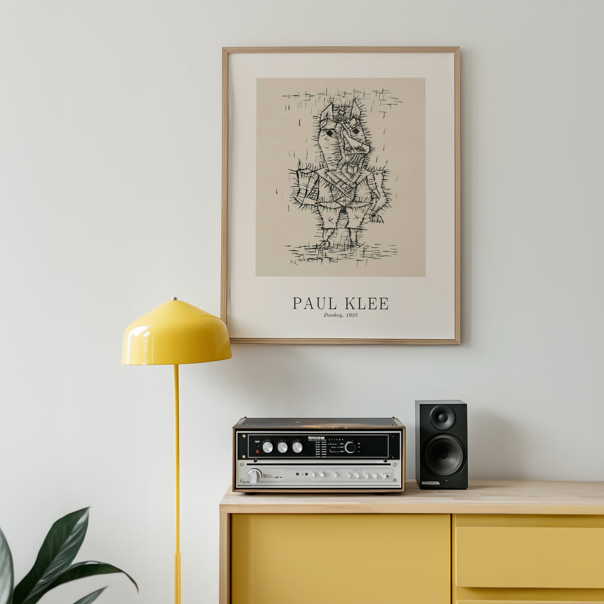 Paul Klee Donkey 1925 Poster – i rum 3