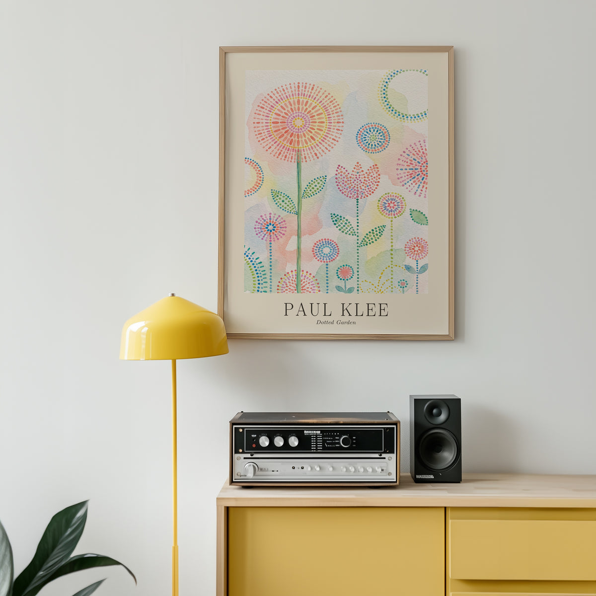 Paul Klee Dotted Garden Poster – i rum 3
