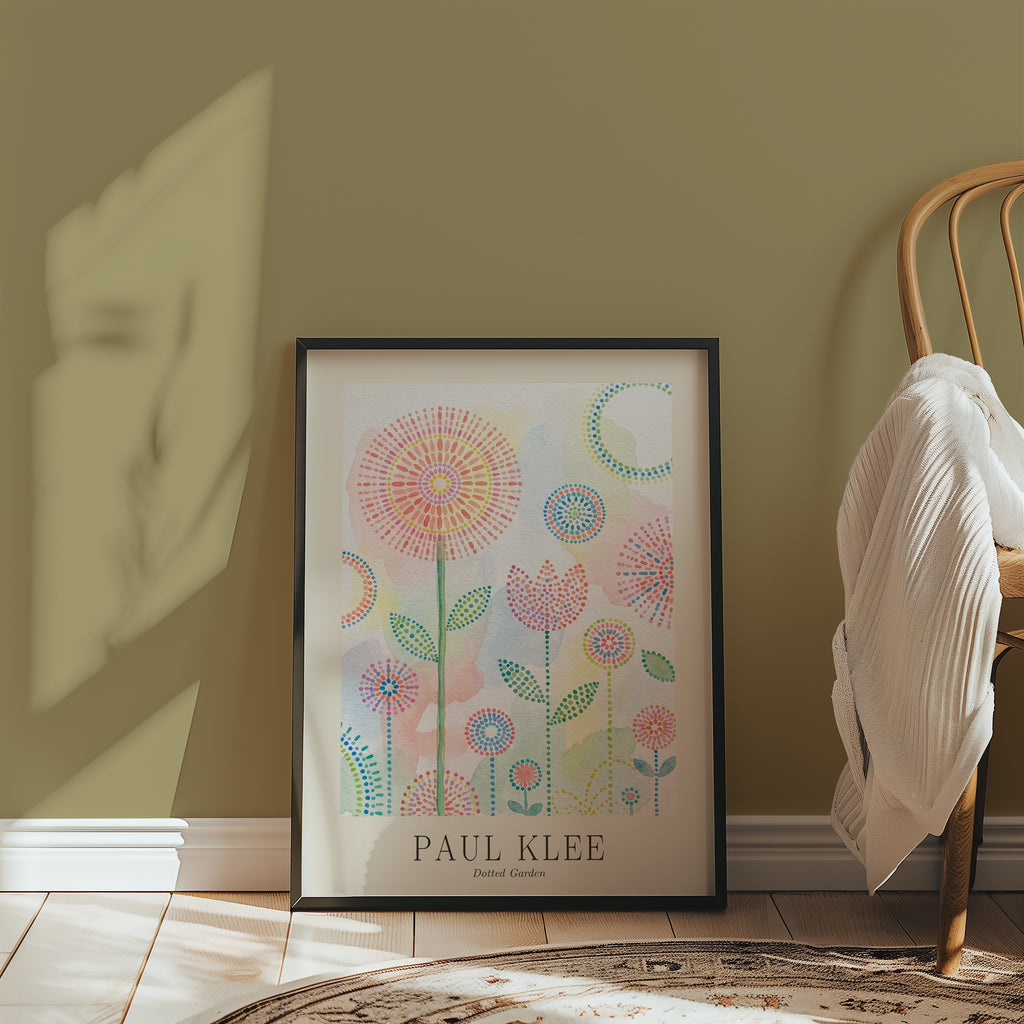 Paul Klee Dotted Garden Poster – i rum 5