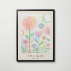 Paul Klee Dotted Garden Poster – svart ram