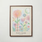 Paul Klee Dotted Garden Poster – valnötsram