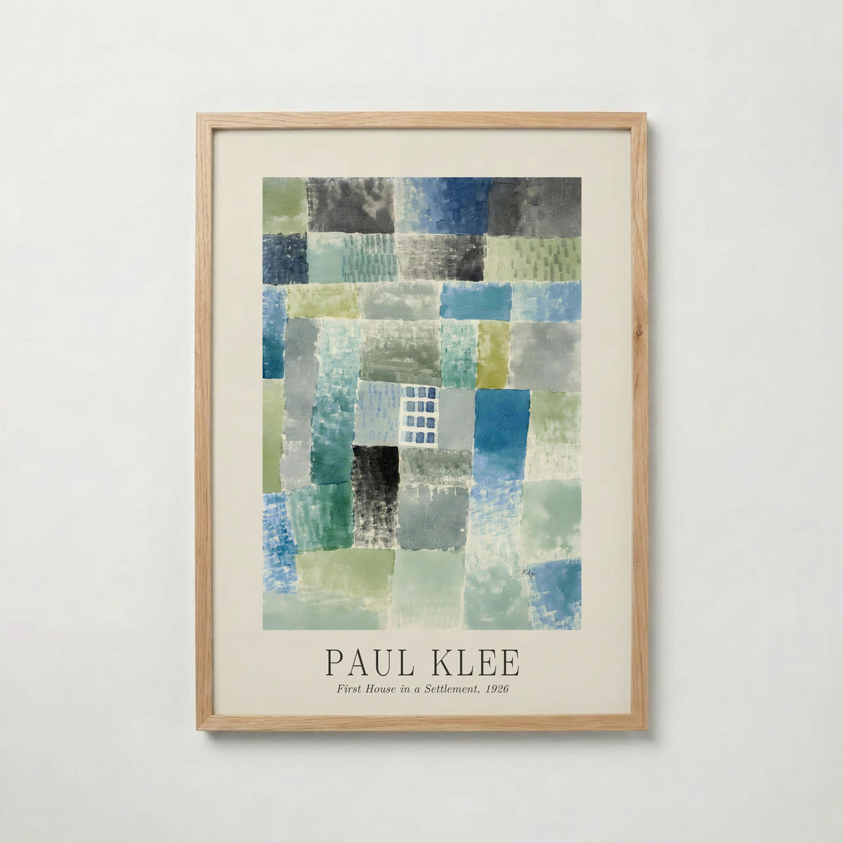Paul Klee First House in a Settlement 1926 Poster – ekram