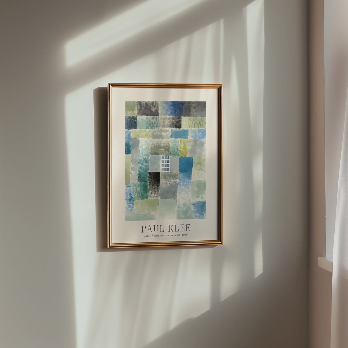 Paul Klee First House in a Settlement 1926 Poster – i rum 1