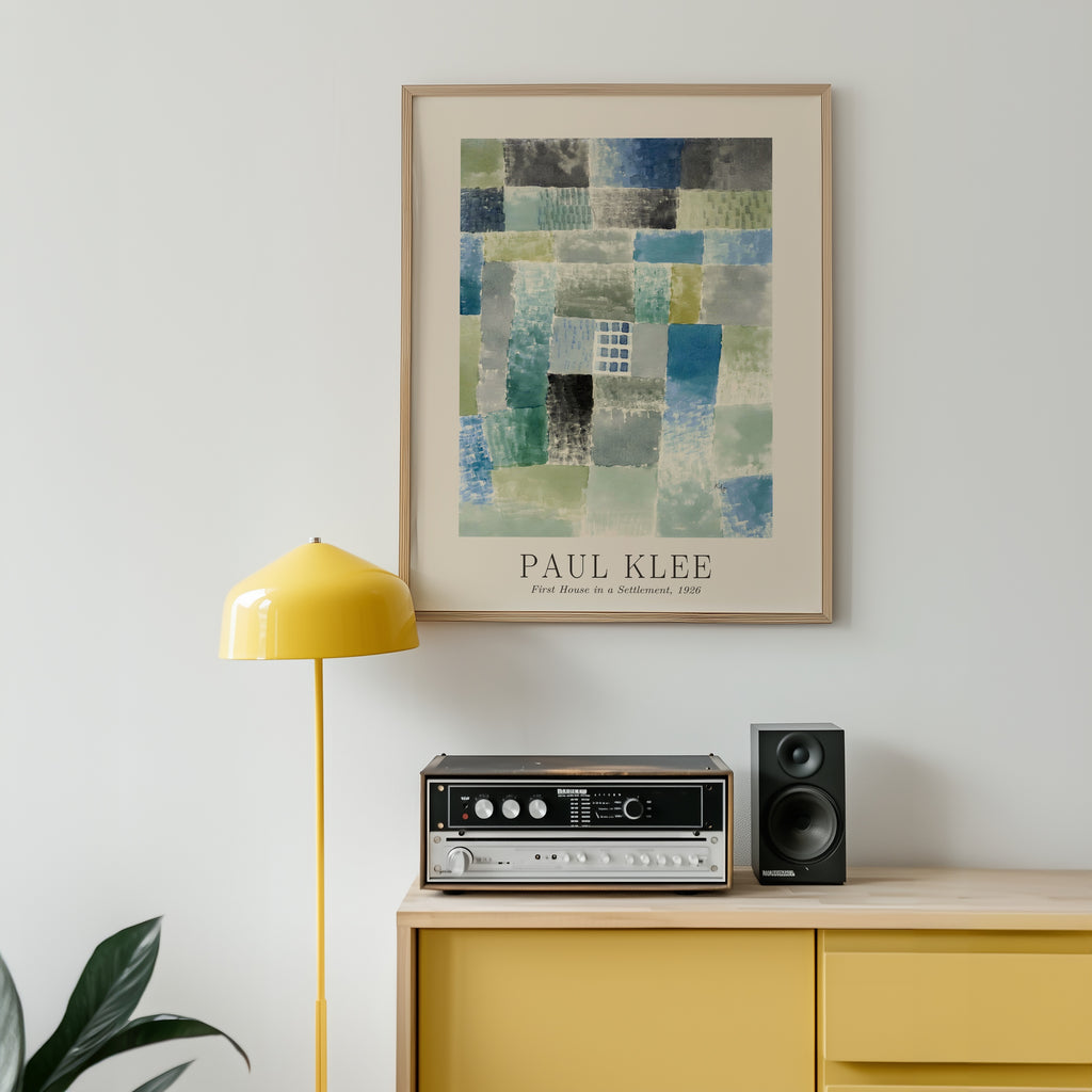 Paul Klee First House in a Settlement 1926 Poster – i rum 5