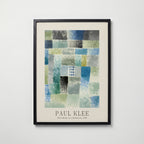 Paul Klee First House in a Settlement 1926 Poster – svart ram