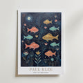Paul Klee Fish in the Night Garden Poster – med passepartout