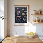 Paul Klee Fish in the Night Garden Poster – i rum 2