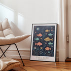 Paul Klee Fish in the Night Garden Poster – i rum 5