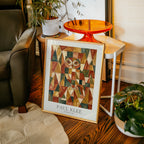 Paul Klee Geometric Owl Poster – i rum 1