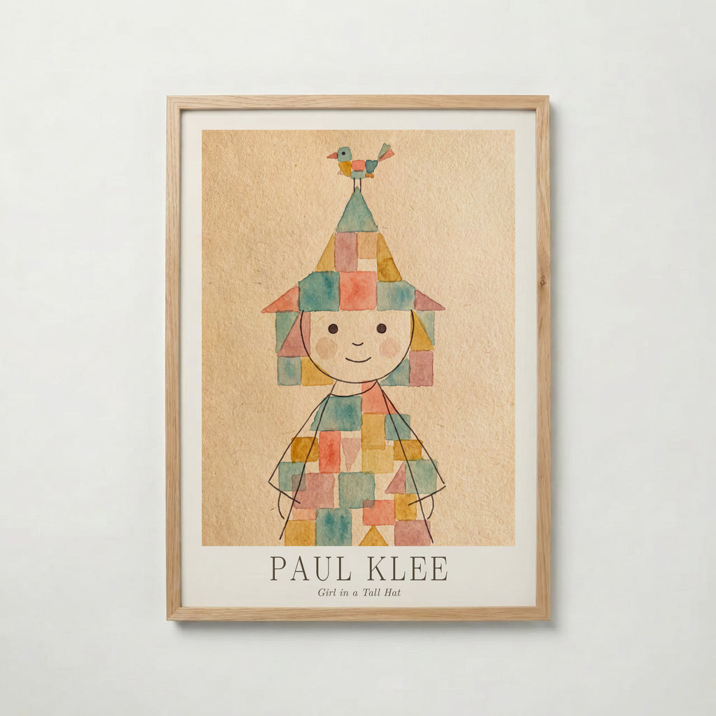 Paul Klee Girl in a Tall Hat Poster – ekram