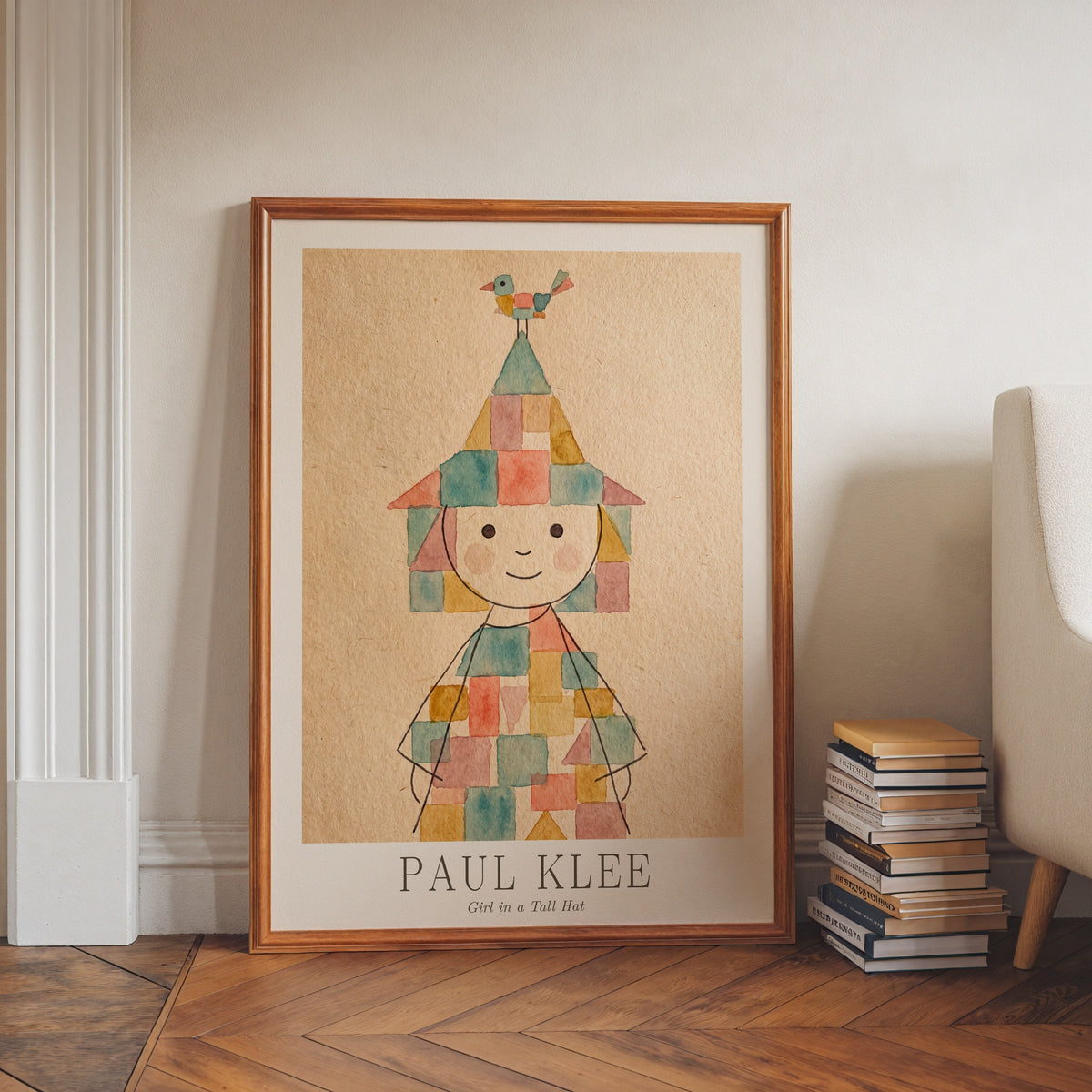 Paul Klee Girl in a Tall Hat Poster – i rum 2